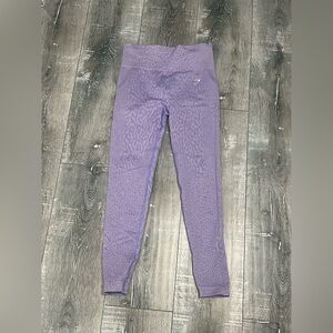 Gymshark Purple Animal Print Leggings